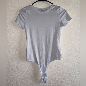 Elegant White Short Sleeve Bodysuit